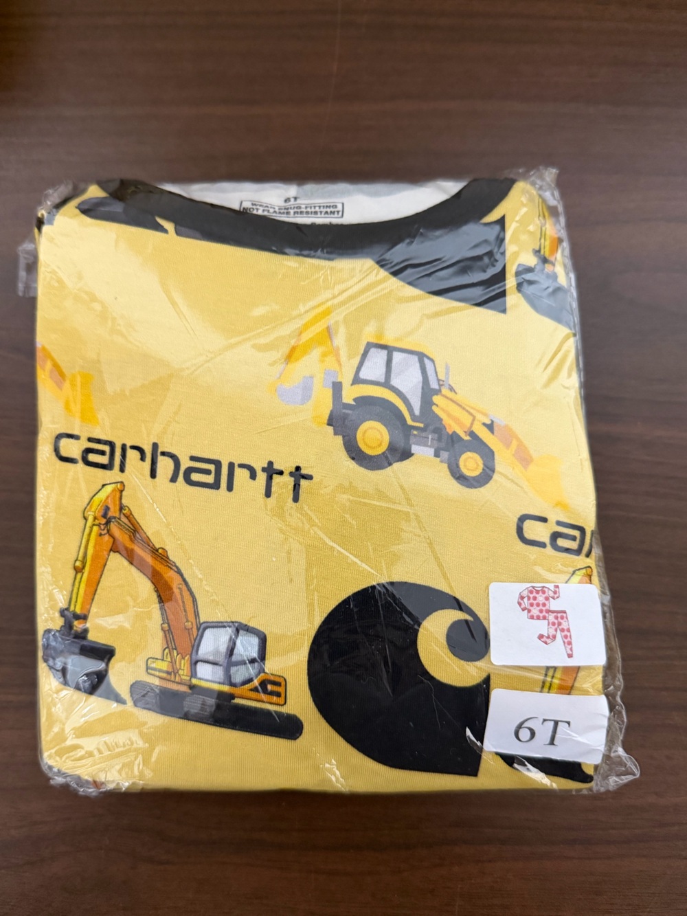 Carhartt Kids' Yellow Construction Graphic set - 6T